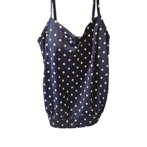 NWOT Womens size medium 10/12 Island Escape Polka Dot Swim SwimTankini